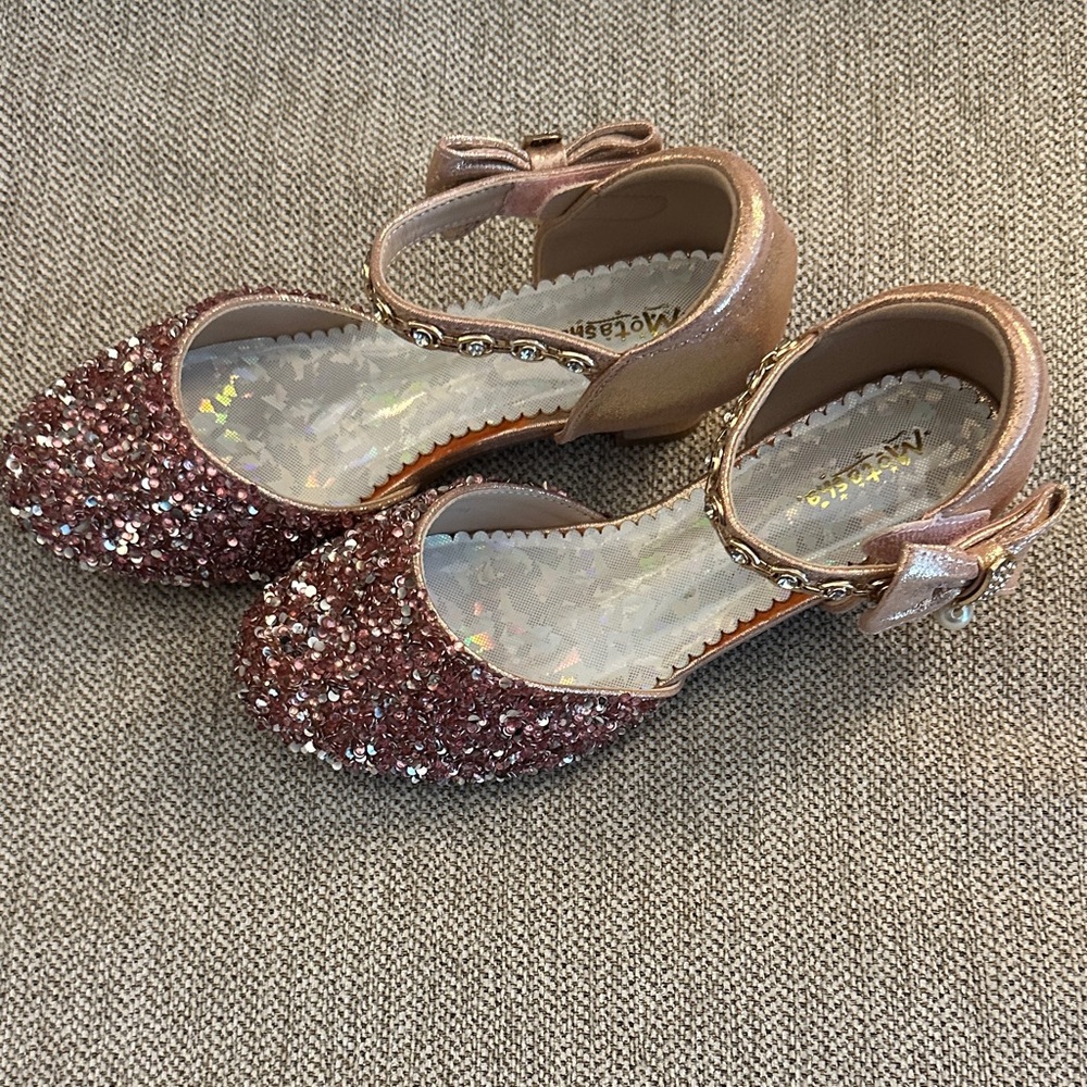 Sparkle Pink Princess costume dress Shoes size 3